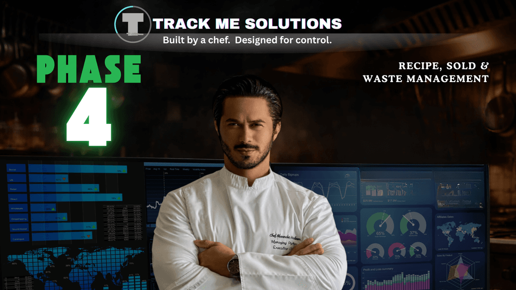 Track Me Solutions — Phase 4: Recipe, Sales, and Waste Management System for Restaurants